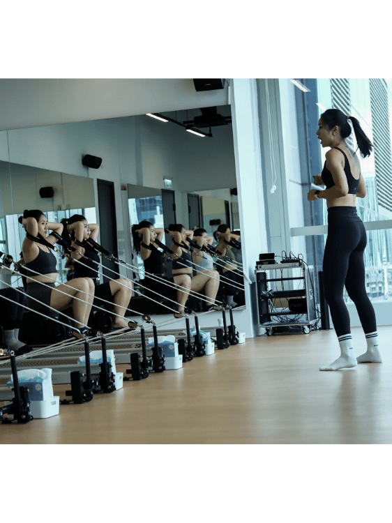 Private Reformer Pilates class at FOCUS